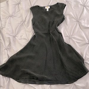 Polka Dot Fit and Flare Dress
